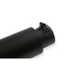 Flowmaster EXHAUST TIP, LOGO EMBOSSED, SS, BLACK CERAMIC COATED, DOUBLE WALL, ANG 15397B